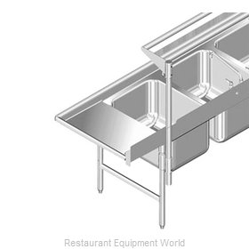 Advance Tabco K-498 Overshelf, Table-Mounted, Cantilever Type