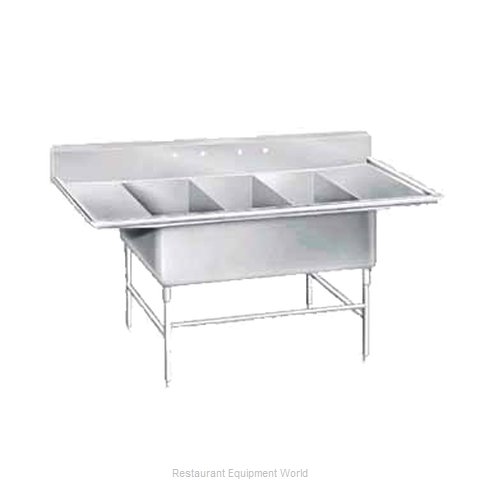 Advance Tabco K7-3-1432-18RL Sink, (3) Three Compartment