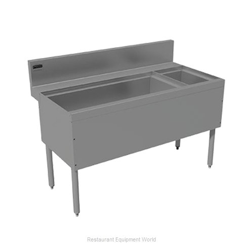 Advance Tabco PRC-24-36L-10 Underbar Ice Bin/Cocktail Station, Bottle Well Bin