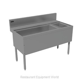 Advance Tabco PRC-24-36L Underbar Ice Bin/Cocktail Station, Bottle Well Bin