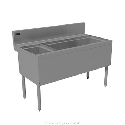 Advance Tabco PRC-24-36R-10 Underbar Ice Bin/Cocktail Station, Bottle Well Bin