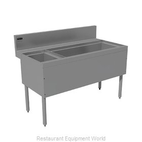 Advance Tabco PRC-24-36R Underbar Ice Bin/Cocktail Station, Bottle Well Bin