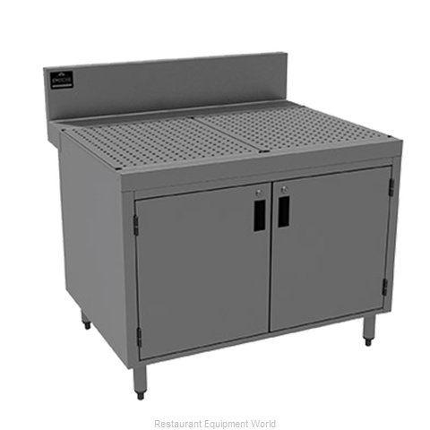 Advance Tabco PRSCD-24-24 Underbar Workboard, Storage Cabinet (Magnified)