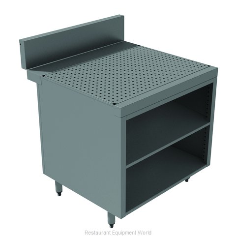 Advance Tabco PRSCO-24-24-M Underbar Workboard, Storage Cabinet