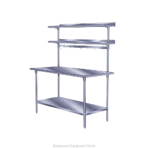 Advance Tabco PT-12R-144 Overshelf, Table-Mounted (Magnified)