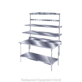 Advance Tabco PT-12S-108 Overshelf, Table-Mounted