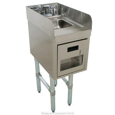 Advance Tabco SC-15-TS-S Underbar Hand Sink Unit (Magnified)