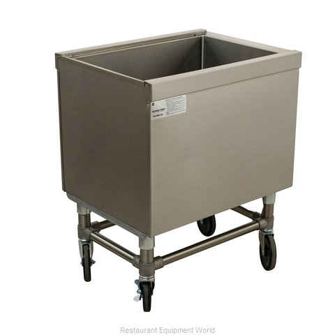 Advance Tabco SCI-MIC-24 Ice Bin / Ice Caddy , Mobile