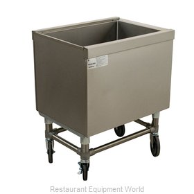 Advance Tabco SCI-MIC-24 Ice Bin / Ice Caddy , Mobile