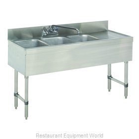 Advance Tabco SLB-43L-X Underbar Sink Units