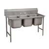 Fregadero, (3) Tres Tarjas/Compartimientos
 <br><span class=fgrey12>(Advance Tabco T9-3-54-X Sink, (3) Three Compartment)</span>