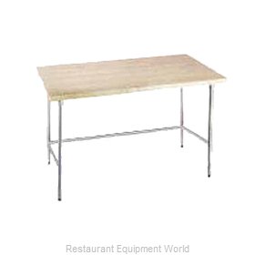 Advance Tabco TH2G-245 Work Table, Wood Top