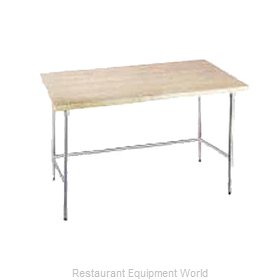 Advance Tabco TH2G-308 Work Table, Wood Top