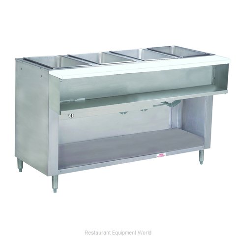 Advance Tabco WB-4G-LP-BS Serving Counter, Hot Food, Gas