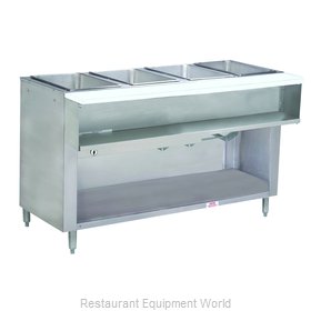 Advance Tabco WB-4G-LP-BS Serving Counter, Hot Food, Gas
