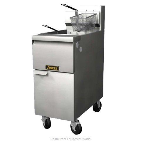 ANETS 14GS Fryer, Gas, Floor Model, Full Pot