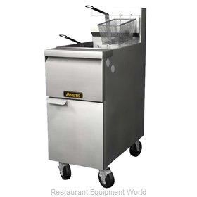 ANETS 14GS Fryer, Gas, Floor Model, Full Pot