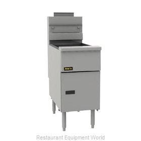 ANETS 40AV Fryer, Gas, Floor Model, Full Pot