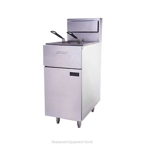 ANETS SLG40 Fryer, Gas, Floor Model, Full Pot