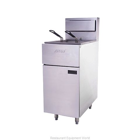 ANETS SLG40 Fryer, Gas, Floor Model, Full Pot