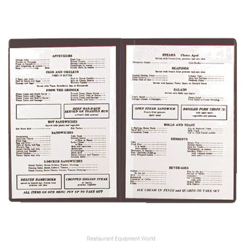 Alegacy Foodservice Products Grp 101B Menu Cover