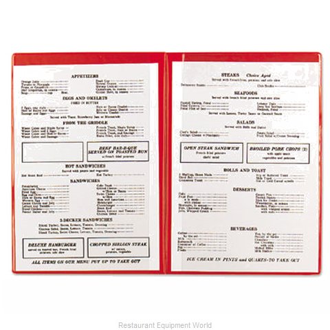 Alegacy Foodservice Products Grp 101R Menu Cover