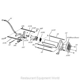 Alegacy Foodservice Products Grp A1 French Fry Cutter Parts