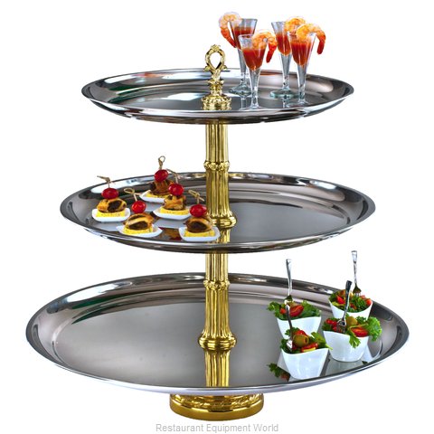 Apex Fountain Sales CLA24-2014-G Display Stand, Tiered