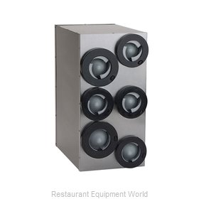 A.J. Antunes DACS-60 Cup Dispensers, In-Counter