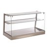 Vitrina de Vidrio Curvo, Caliente, para Encimera
 <br><span class=fgrey12>(A.J. Antunes DCH-1000-9500640 Display Case, Heated Deli, Countertop)</span>