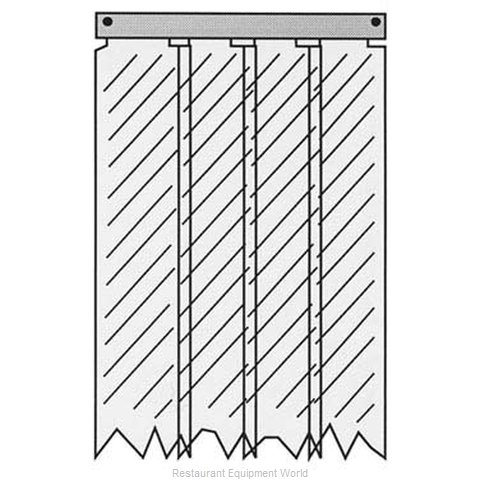 All Points 32-1235 Strip Curtain Unit