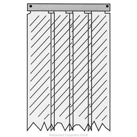 All Points 32-1237 Strip Curtain Unit