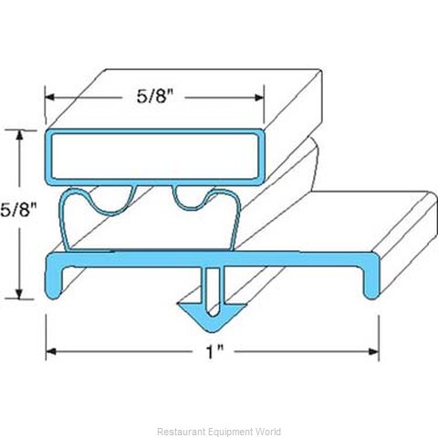 All Points 74-1001 Refrigerator, Door Gasket