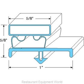 All Points 74-1001 Refrigerator, Door Gasket