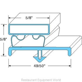 All Points 74-1002 Refrigerator, Door Gasket