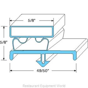 All Points 74-1003 Refrigerator, Door Gasket