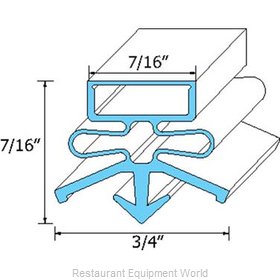 All Points 74-1005 Refrigerator, Door Gasket