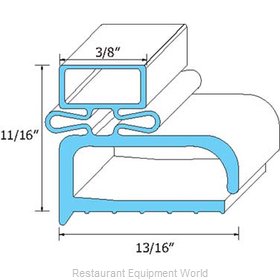 All Points 74-1009 Refrigerator, Door Gasket