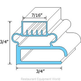 All Points 74-1012 Refrigerator, Door Gasket