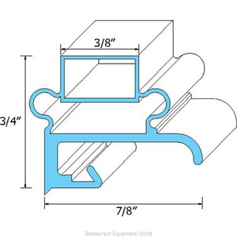 All Points 74-1015 Refrigerator, Door Gasket