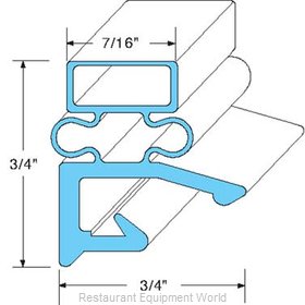 All Points 74-1023 Refrigerator, Door Gasket