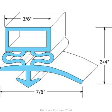 All Points 74-1039 Refrigerator, Door Gasket