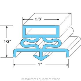 All Points 74-1042 Refrigerator, Door Gasket