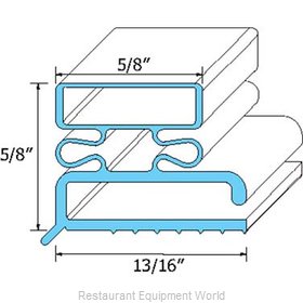 All Points 74-1052 Refrigerator, Door Gasket