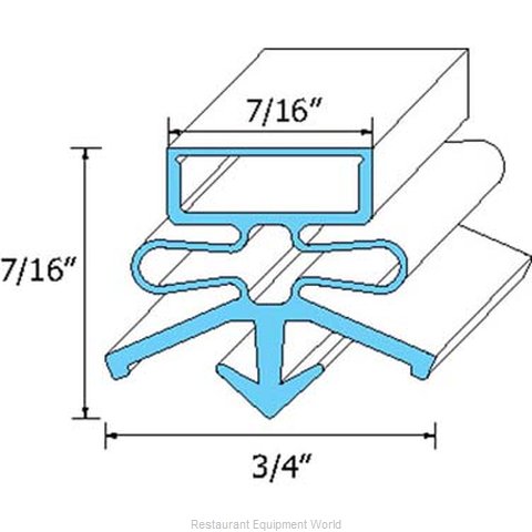 All Points 74-1059 Refrigerator, Door Gasket