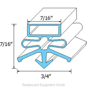 All Points 74-1059 Refrigerator, Door Gasket