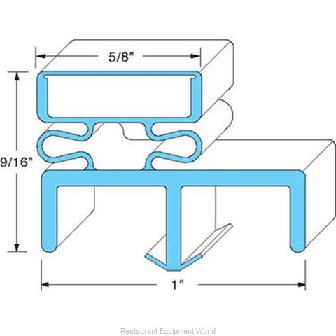 All Points 74-1070 Refrigerator, Door Gasket