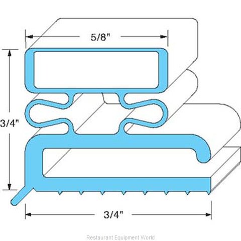 All Points 74-1098 Refrigerator, Door Gasket