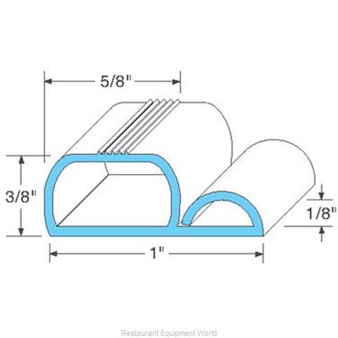 All Points 74-1099 Refrigerator, Door Gasket