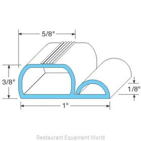 All Points 74-1099 Refrigerator, Door Gasket